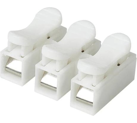 Двухполюсный клеммник HLT ДК-823 6.8A(0.5-2.5мм?)(100шт./уп.) 081-32-002