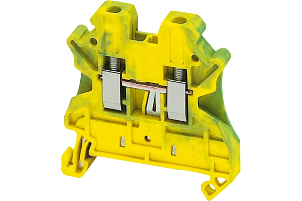 Винтовой клеммник Systeme Electric с заземлением 2.5кв.мм 2 точки ...