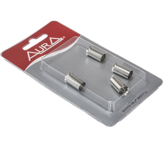 Наконечник кабельный AURA никель, под кабель 4AWG/20,00мм2, 4 шт. APT-5200