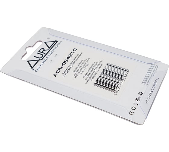 Клеммы акустические AURA 4.8мм, вход 14AWG/2.5мм2, 10 шт. ACN-0648/10