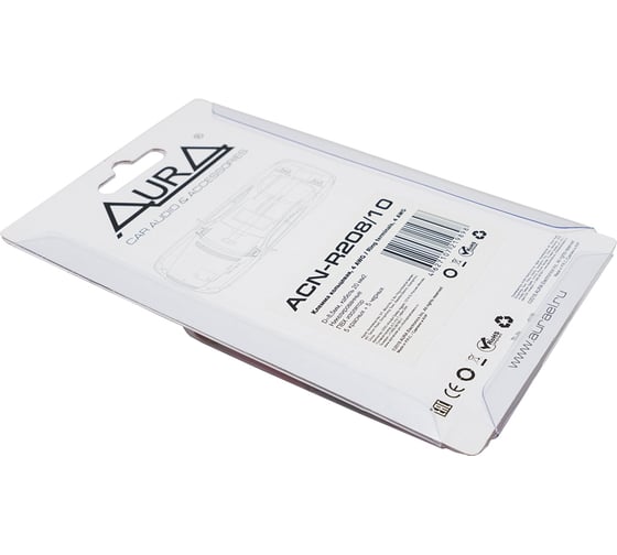 Клеммы кольцевые AURA O8.5мм, вход 4AWG/20мм2, 10 шт. ACN-R208/10
