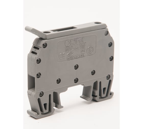 Клемма винтовая ONKA MRK-S 6, 6 кв мм, серый, для предохранителя 5x20 1010241