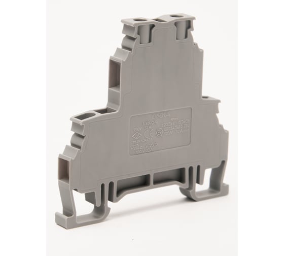 Клемма винтовая ONKA MRK-C 4, 4 кв мм, серый, два уровня 1010368 1