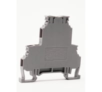 Клемма винтовая ONKA MRK-C 2,5, 2,5 кв мм, серый, два уровня 1010332