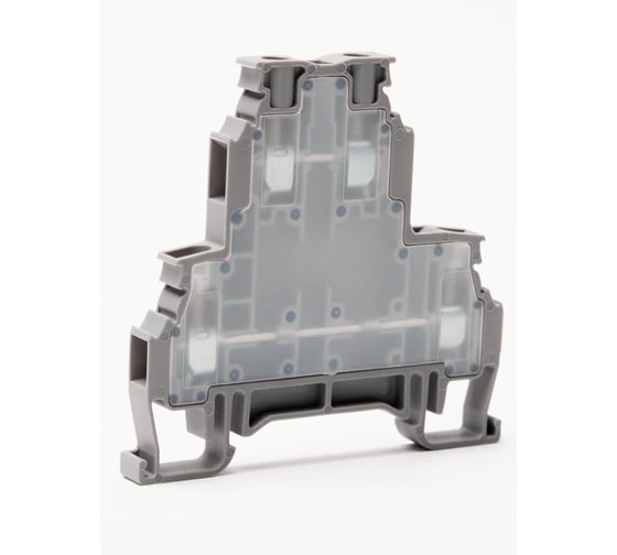 Клемма винтовая ONKA MRK-C 2,5, 2,5 кв мм, серый, два уровня 1010332