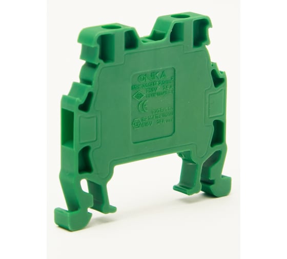 Клемма винтовая ONKA MRK 2,5S, 2,5 кв мм, зеленый 1010139 1