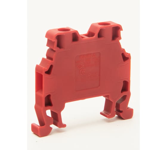Клемма винтовая ONKA MRK 4S, 4 кв мм, красный 1010147