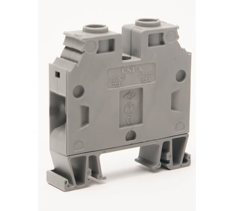 Клемма винтовая ONKA MRK 16, 16 кв мм, серый 1010052
