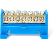 Шина HLT N ноль, на DIN-изоляторе, тип Стойка ШНИ-6x9-7-синий, 25шт 081-03-55