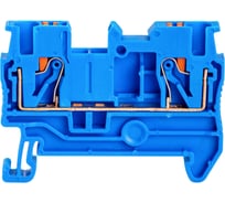 Клемма проходная CONTA CPT 2.5 BLUE 2.5 кв.мм, PUSH-IN CPT-2.5 Blue 00-00008664