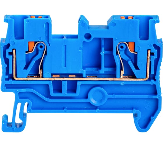 Клемма проходная CONTA CPT 2.5 BLUE 2.5 кв.мм, PUSH-IN CPT-2.5 Blue 00-00008664 1