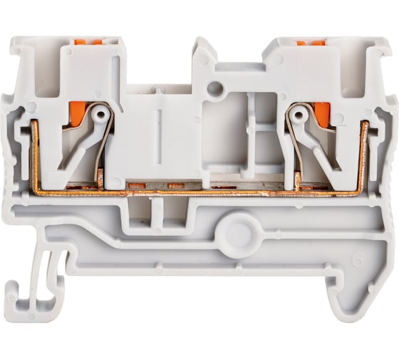 Клемма проходная CONTA CPT 2.5 GRAY 2.5 кв.мм, PUSH-IN 00-00008662