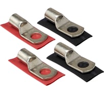 Силовые клеммы кольцевые AURA, O10мм, вход 0AWG/50мм2, (4 шт). ACN-R518/4