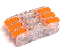 Соединительная клемма проходная DORI СМК 221-653, 3 шт в блистере 50746