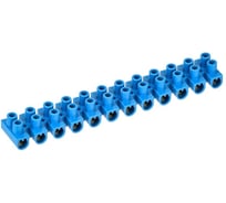 Зажим винтовой IEK ЗВИ-30 н/г 6-16мм2, 12пар, синие, 10шт UZV6-030-10