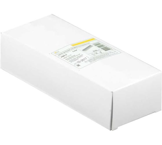 Зажим винтовой концевой изолированный IEK КЗВИ 10 мм2, 10x1, 5шт UZVK-10-10