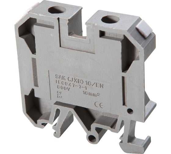 Клеммная пара АБК-СИЛА серии JXB - 6.0mm, серая 50шт. 1500103 1