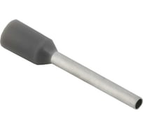 Наконечник IEK НШВИ 0,75-12 серый, 100шт UGN11-C75-012-100