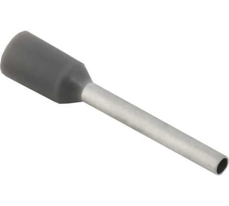 Наконечник IEK НШВИ 0,75-12 серый, 100шт UGN11-C75-012-100