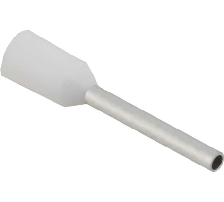 Наконечник IEK НШВИ 0,5-10 белый, 100шт UGN11-D05-010-100