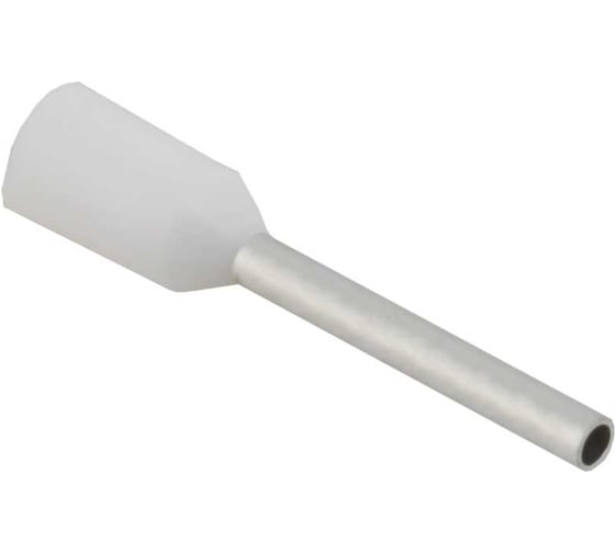 Наконечник IEK НШВИ 0,5-10 белый, 100шт UGN11-D05-010-100 1