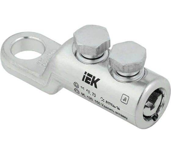 Наконечник болтовой луженый IEK НБЛ 35-150-16/2, 20шт UNB11-035-150-02-35 1