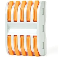 Соединительная проходная клемма HLT 5 полюс СК 415-5 (0.4-2.5мм2 и 0.5-4.0мм2) (30шт./уп.) 081-19-022