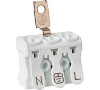Клемма пружинная соединительная HLT КСПз3-L+N+PE, 16A, с заземлением под винт (100шт./уп.) 081-32-023
