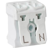 Клемма пружинная соединительная HLT КСП2-L+N, 16A (100шт./уп.) 081-32-020