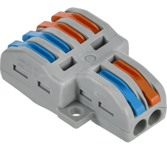 Строительно-монтажная клемма IEK СМК 222-4124 (50шт/упак) UKZ20-4124-050 1