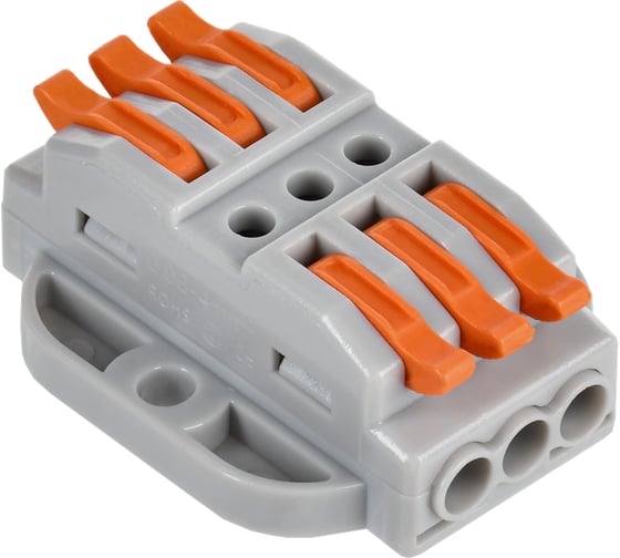 Строительно-монтажная клемма IEK СМК 222-4133P (50шт/упак) UKZ20-4133P-050 1