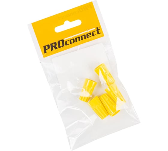 Соединительный изолирующий зажим PROconnect СИЗ-4, 1,5-9,5 мм2, желтый, 5 шт. 07-5214-5-9