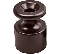 Изолятор Electraline Пластиковый 10 штук в упаковке Коричневый R1-551-22-10