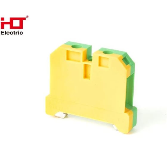 Колодка клеммная HLT JXB-16PEN 16мм, JXB-земля, 40 штук/упаковка 081-23-05
