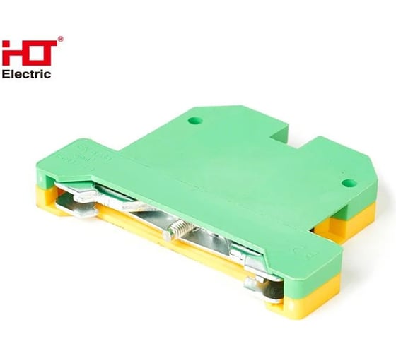 Колодка клеммная HLT JXB-6PEN 6мм, JXB-земля, 50 штук/упаковка 081-23-03