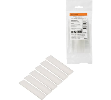 Набор трубок термоусаживаемых TDM ELECTRIC, клеевых ТТк(3:1) Моноцвет, прозрачный 12,7/4,3 TDM SQ0548-3108