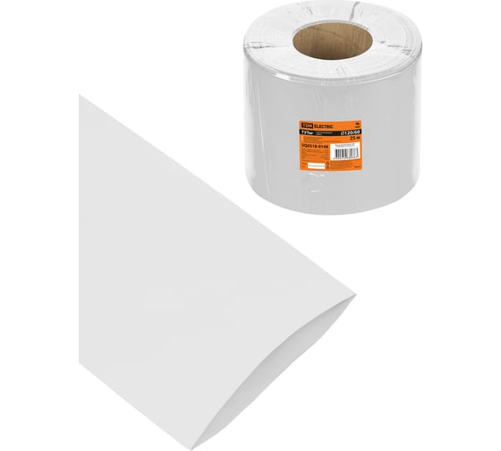 Термоусаживаемая трубка TDM ELECTRIC ТУТнг 120/60 белая (25 м/ролл) TDM SQ0518-0148 1
