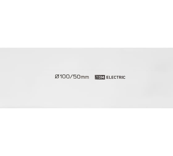 Термоусаживаемая трубка TDM ELECTRIC ТУТнг 100/50 белая (25 м/ролл) TDM SQ0518-0141