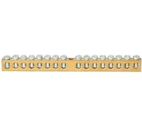 Шина PEN HLT земля-ноль 8x12мм 16/1 (16 групп/крепеж по центру) (20шт./уп.) 081-09-18