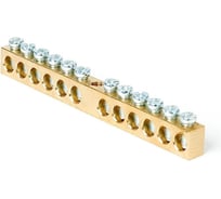 Шина PEN HLT земля-ноль 8x12мм 12/1 (12 групп/крепеж по центру) (10шт./уп.) 081-09-16