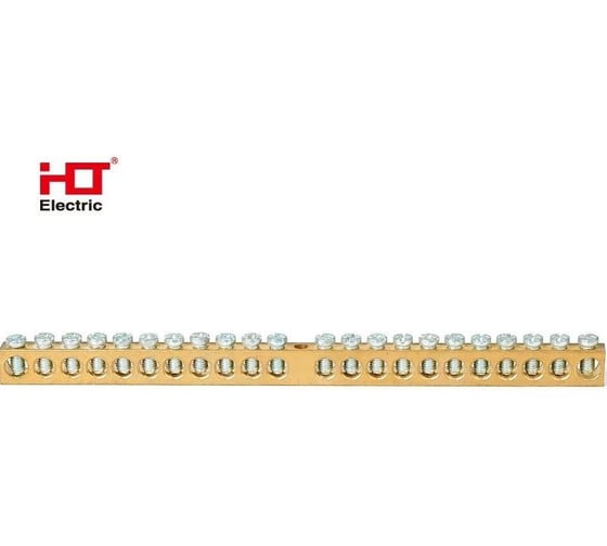 Шина PEN HLT земля-ноль 8x12мм 22/1 (22 группы/крепеж по центру) (10шт./уп.) 081-09-21