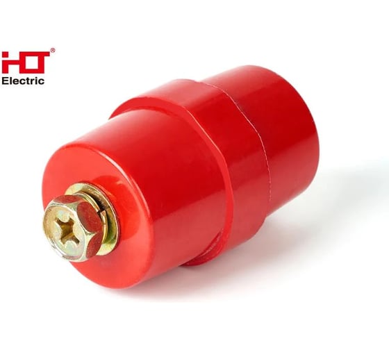 Изолятор HLT SM60 силовой H60xD50xM10мм с болтом (10шт./уп) 086-01-16