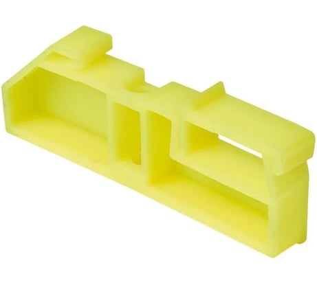 Изолятор на DIN рейку HLT желтый (20шт./уп.) 081-21-01