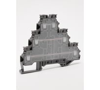 Клемма винтовая Onka MRK-3K 2,5, 2,5 кв мм (серый), три уровня 1010425