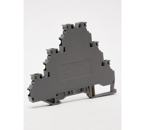Клемма винтовая Onka MRK-3K 2,5, 2,5 кв мм (серый), три уровня L+N+PE 1010414