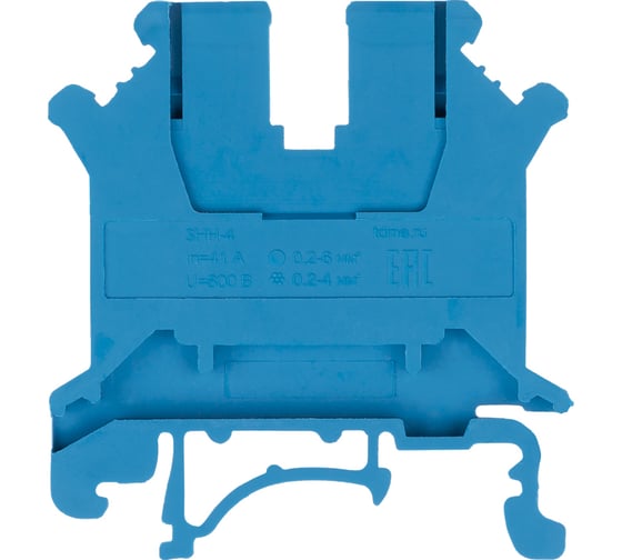 Зажим наборный TDM ELECTRIC ЗНН-4мм2, 41А, синий (Ph-C UK-4BU) 10шт TDM SQ0803-1113