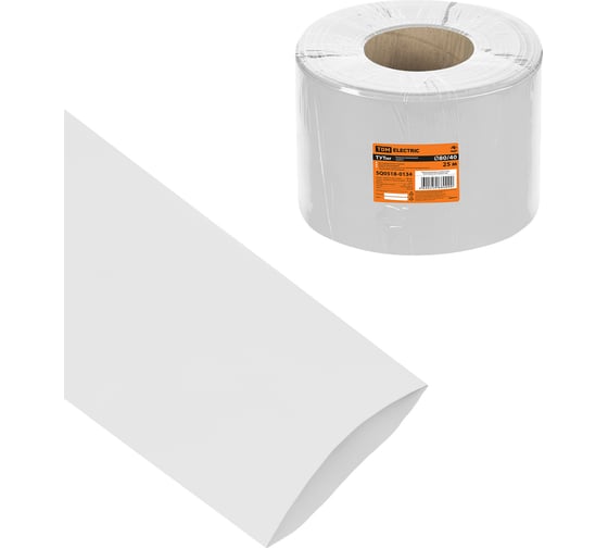 Термоусаживаемая трубка TDM ELECTRIC ТУТнг 80/40 белая (25 м/ролл) TDM SQ0518-0134