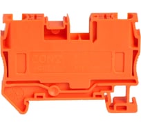 Клемма проходная CONTA CPT 6 ORANGE, 6 кв.мм, PUSH-IN 00-00012491