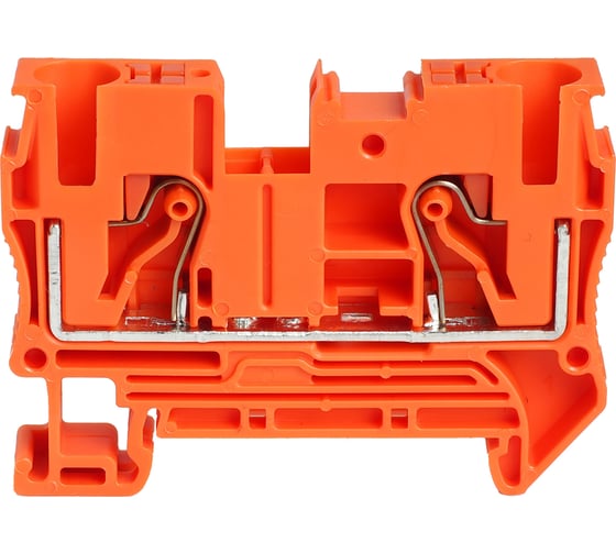 Клемма проходная CONTA CPT 6 ORANGE, 6 кв.мм, PUSH-IN 00-00012491