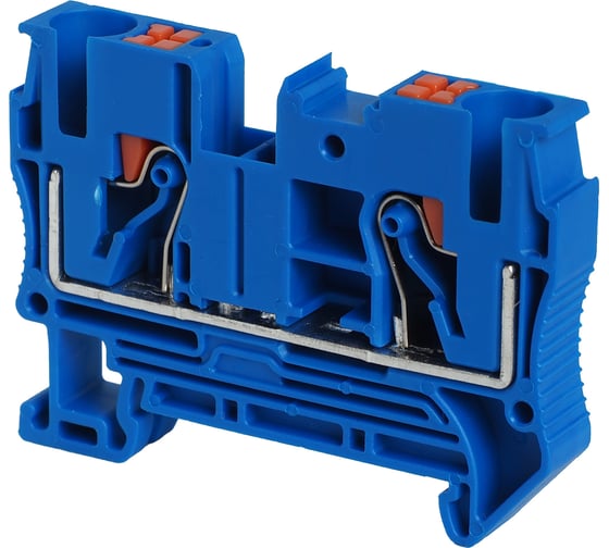 Клемма проходная CONTA CPT 6 BLUE, 6 кв.мм, PUSH-IN 00-00012493